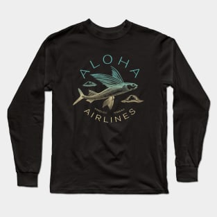 Vintage Aloha Airlines 3 by © Buck Tee Originals Long Sleeve T-Shirt